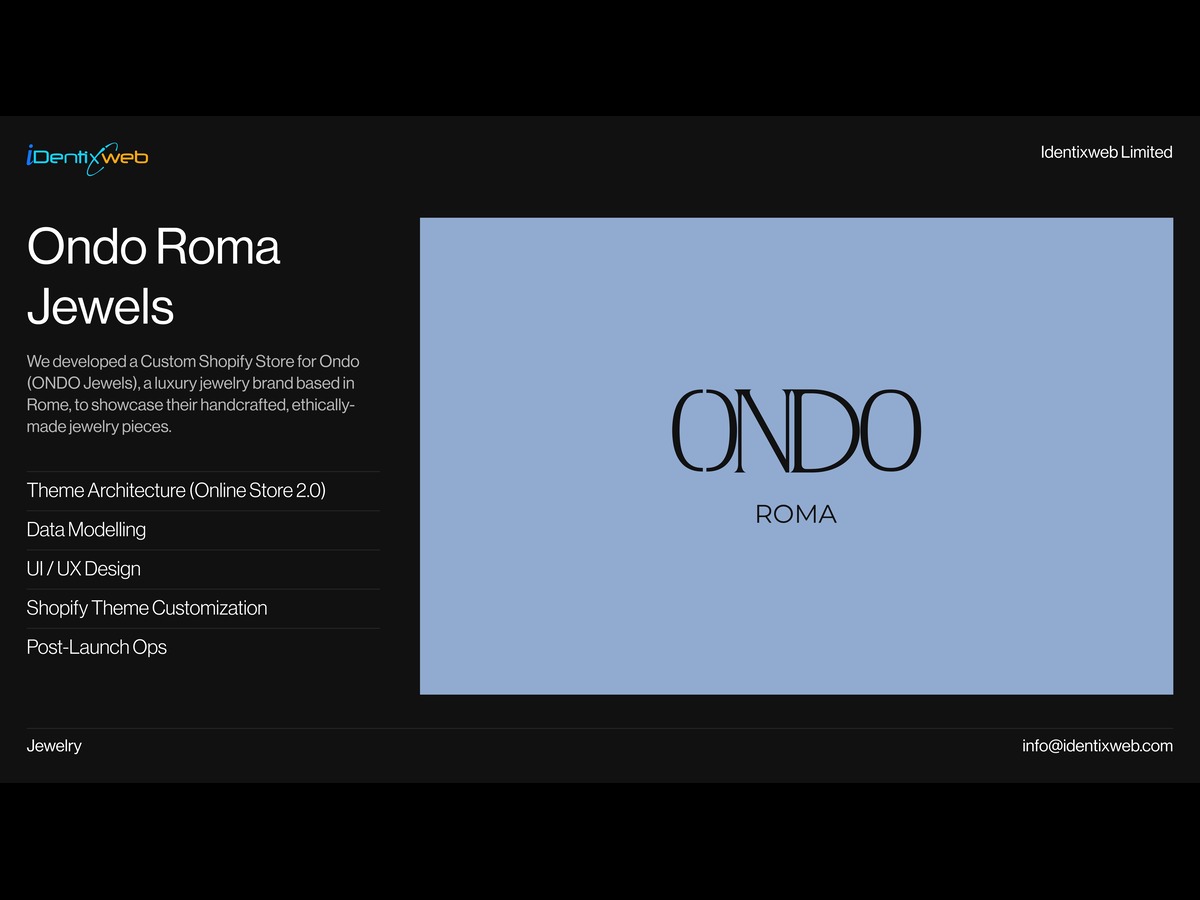 Identixweb Limited agency's portfolio
